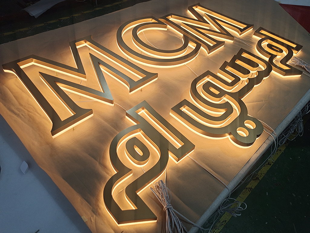 Illuminated channel letters